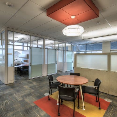 quiet office environment