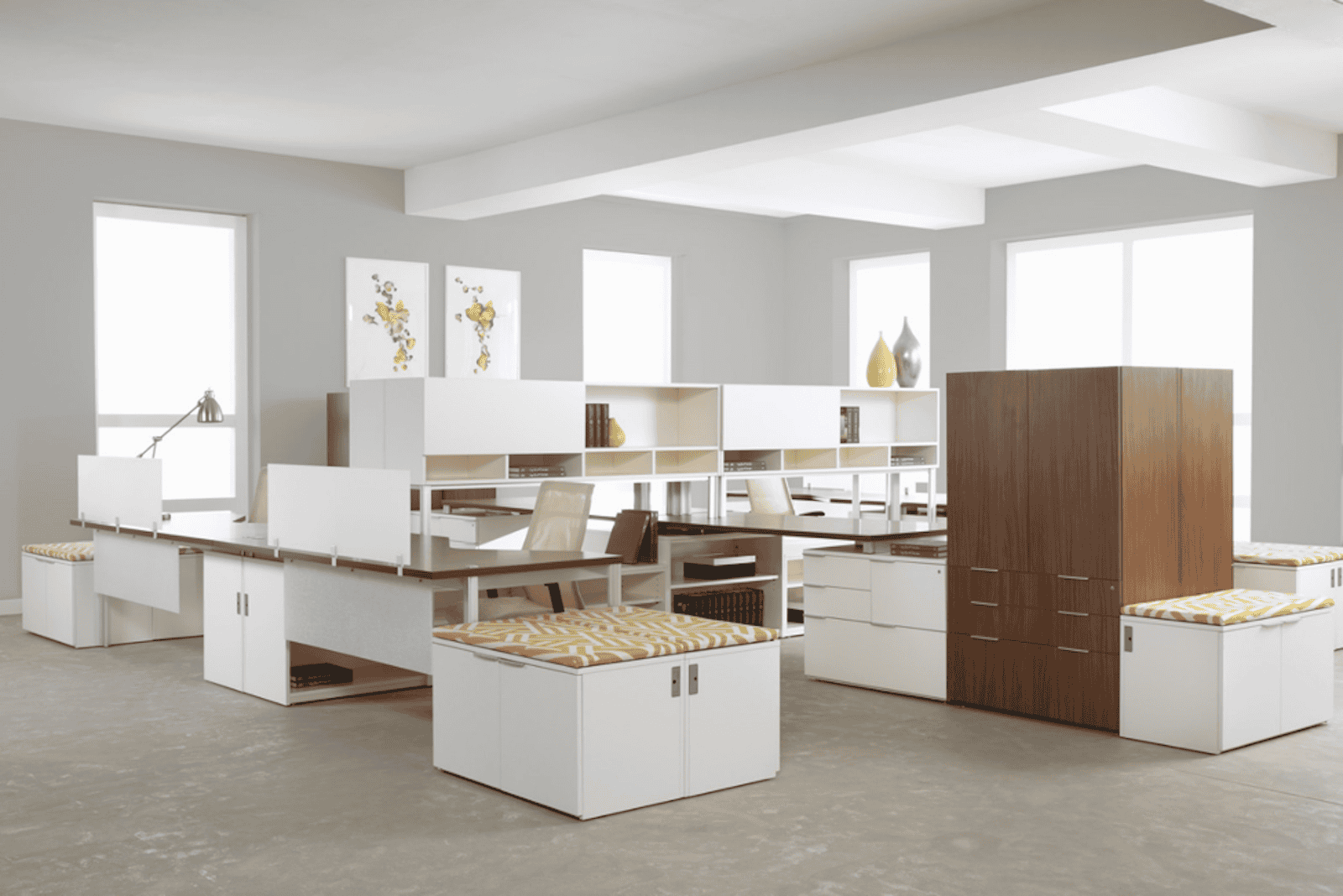 4 Office Workstation Layout Ideas for Increased Productivity