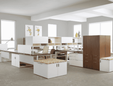 office workstation layout